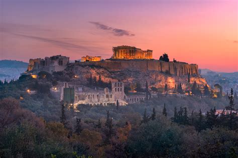 acropolis   philopappos hill athens greece anshar images