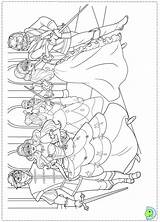 Coloring Barbie Musketeers Three Dinokids Pages Close Print sketch template