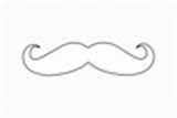 Mustache Outline Clip Transparent Clker Small Clipart sketch template