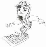 Subway Surfers 1059 Coloriages Surfer Morning sketch template