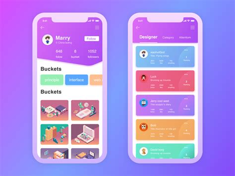 app ui design templates