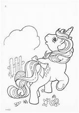 Pony Coloring Little Pages G1 Vintage Color Unicorn Print Jem Printable 1980s Malvorlagen Einhorn Book Google Cartoon Flickr Ausmalbilder Vorlagen sketch template
