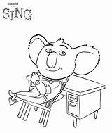 Coloring Singing Pages Children Sing Getcolorings Color sketch template