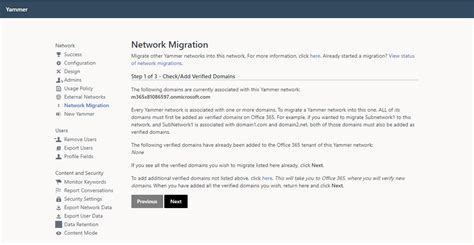 multiple yammer networks within single tenants will no longer be