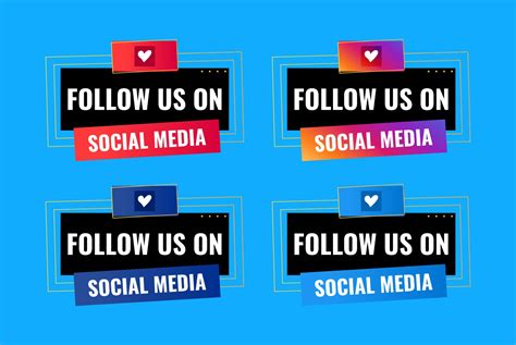 follow   social media celebration banner design  vector art