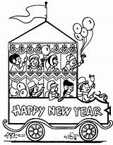 Year Happy Coloring Years December Contest Everyone 1976 Paper sketch template