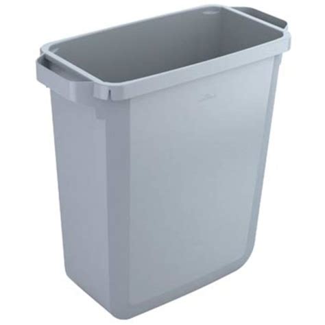 durable afvalbak durabin  liter grijs blokker