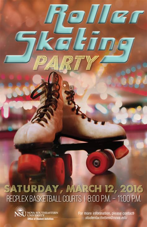 Come To The Roller Skating Party March 12 Nsu Newsroom