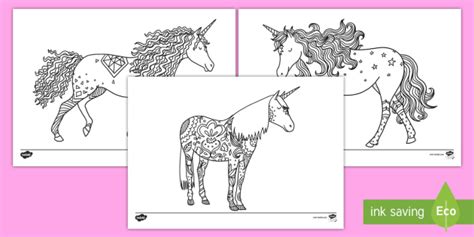 unicorn mindfulness coloring worksheet worksheets