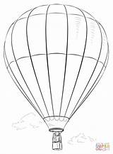 Air Hot Balloon Drawing Step Draw Coloring Baloon Drawings Pages Kids Tutorials Ballon Tegninger Easy Supercoloring Balloons Coloriage Heißluftballon Printable sketch template