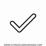 Tick Approved Approve Ultracoloringpages sketch template