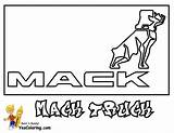 Coloring Mack Truck Pages Trucks Logo Denali Sheets Wheeler Big Sheet Rig Yescoloring Bulldog Boys Kenworth Cool Colouring These Collect sketch template