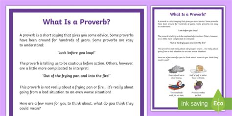 proverb poster teacher
