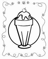 Coloring Pages Allen Food Iverson Sundae Kids Printable Template Colouring Dish Print Sheknows Sketch Comments Getcolorings Color Getdrawings Choose Board sketch template