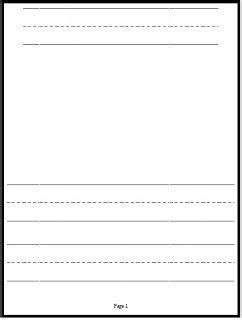 journal paper  simply kinder pre  writing primary writing