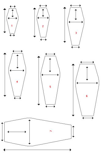 coffin templates