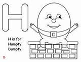 Humpty Dumpty Coloring Pages Bingo Kids Learning Marker Printables Dot Do Humptydumpty Makinglearningfun sketch template