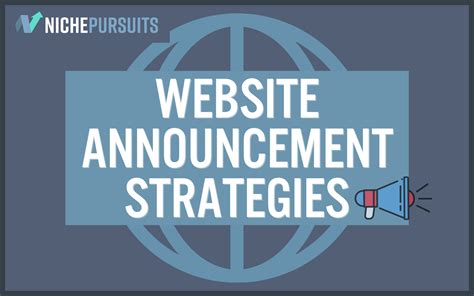 website announcement strategies  boost