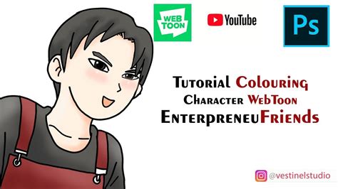 tutorial colouring character webtoon youtube