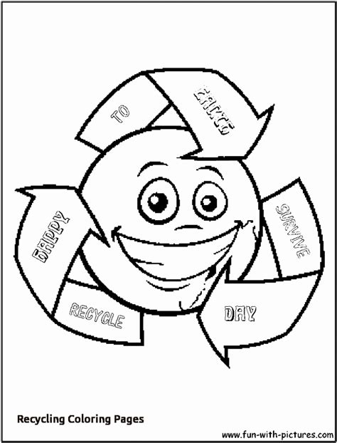 printable recycling coloring pages  getdrawings