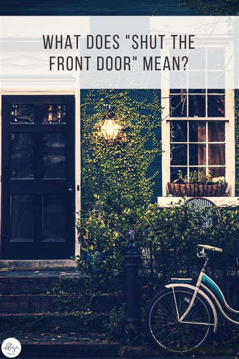 Shut The Front Door Urban Slang Genius Creative Nonfiction Prompts