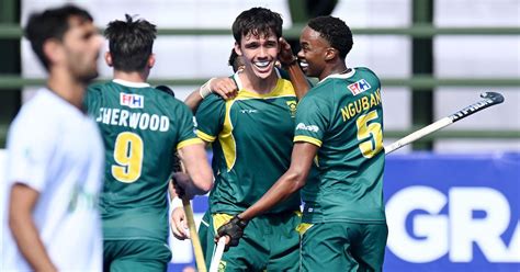 fih mens hockey nations cup underdogs dominate  south africa hand heavy defeat  pakistan
