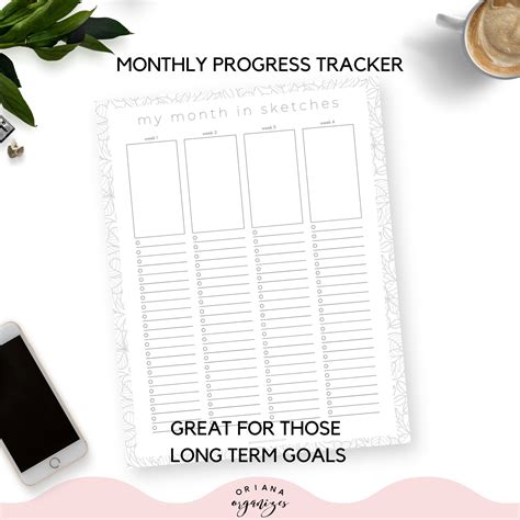 monthly planning printable monthly planner  schedule etsy