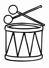 Drum Coloring Pages Print Kids Color sketch template
