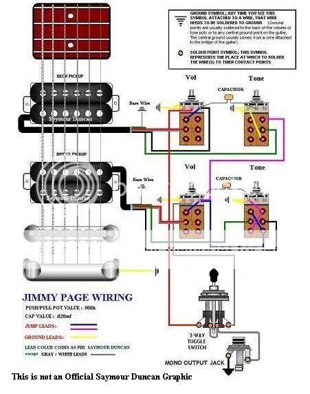 jimmy page wiring photo  explanation page