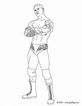 Orton Colorear Wrestling Wrestler Luchador Ausmalen Reigns Lucha sketch template