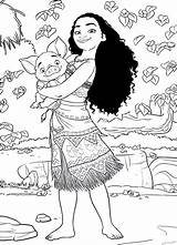 Moana Vaiana sketch template