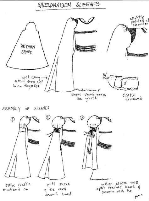 sewing pattern  medieval dress  pctr