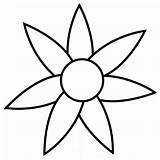 Flower Outlines Outline Cliparts Flowers Clip Clipart sketch template