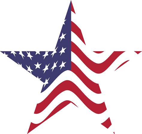 flag clipart american flag star clipartix