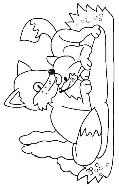 kids  funcom coloring page foxes foxes