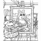 Muppets Piggy Kermit Xcolorings sketch template