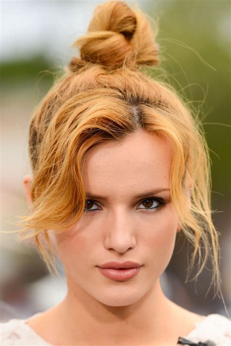 Celebrity Hairstyle Do Or Don T Bella Thorne S Topknot