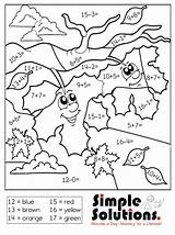 Subtraction Color Worksheets Number Addition Fall Coloring Math Halloween Grade 2nd Worksheet Printables First Edea Smith Choose Board sketch template