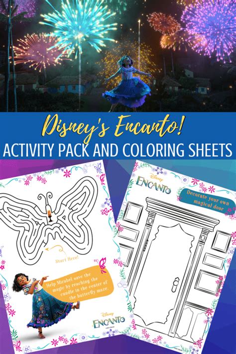 encanto activity pack  coloring sheets   activity pack