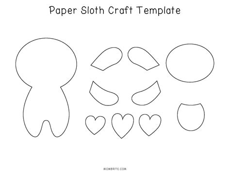 paper sloth craft