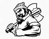 Lumberjack Clipart Mascot Drawing Cliparts Clip Bearcat Axe Library Clipground Getdrawings sketch template