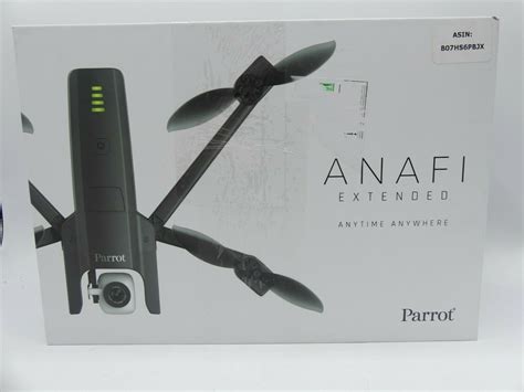 parrot drone anafi extended pack   additional batteries carrying bag ebay