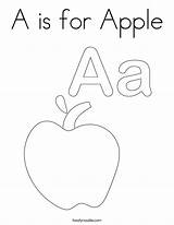 Apple Coloring Pages Noodle Twisty Twistynoodle Alphabet Built California Usa sketch template