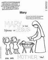 Mary Mother Coloring Jesus Pages Library Clipart Line Getcolorings Printable Popular sketch template