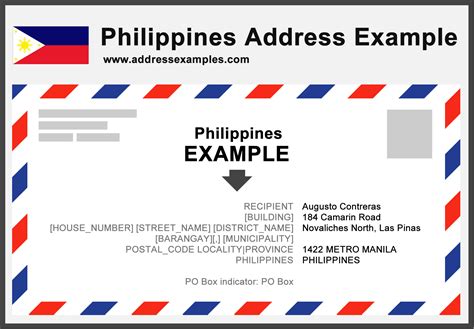 philippines address  addressexamplescom