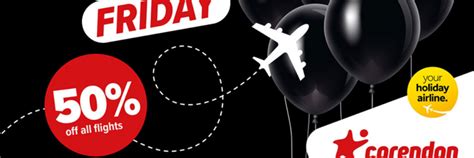 corendon airlines black friday sale     flights travelfree