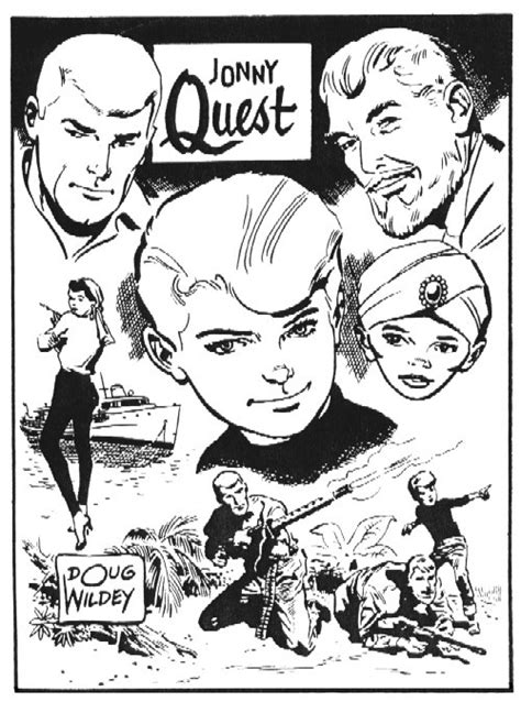 johnny quest  images classic cartoon characters cartoon