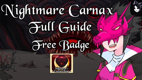 aqw dark carnax full walkthrough    nightmare carnax  badge youtube