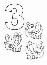 Number Coloring Pages Preschoolers Getdrawings Color sketch template