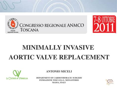 Ppt Minimally Invasive Aortic Valve Replacement Antonio